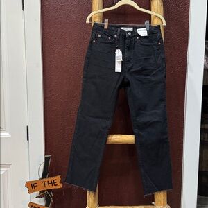Topshop Black Denim Jeans